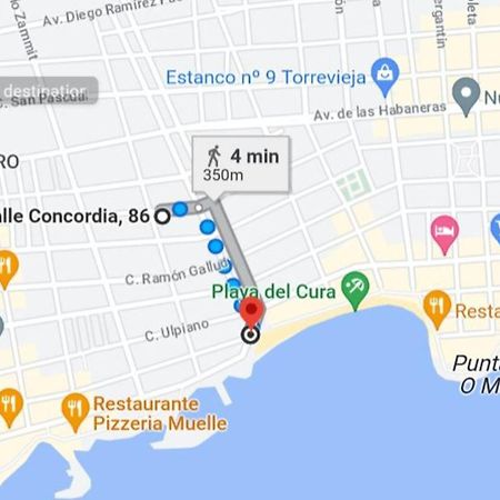 Calle Concordia 86, Two Bedroom Apartment, Up To 6 Guests, Near Del Cura Beach,Supermarket Mercadona And Central Bus Station 托雷维耶哈 外观 照片