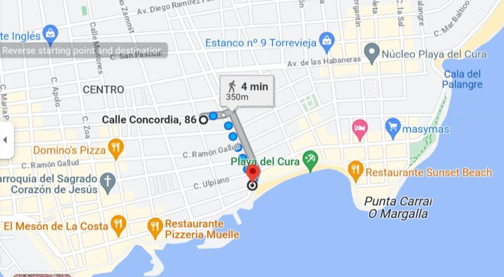 Calle Concordia 86, Two Bedroom Apartment, Up To 6 Guests, Near Del Cura Beach,Supermarket Mercadona And Central Bus Station 托雷维耶哈 外观 照片